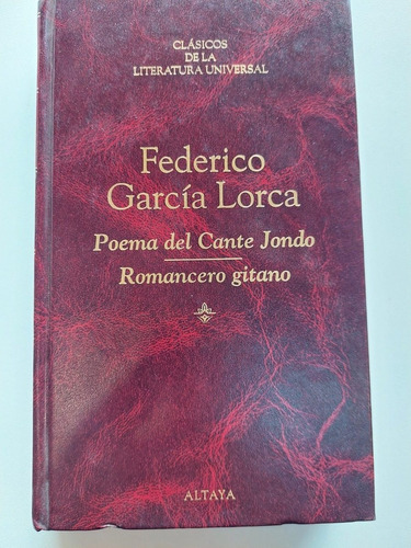 Poema Del Cante Jondo Romancero Gitano García Lorca - Alt 