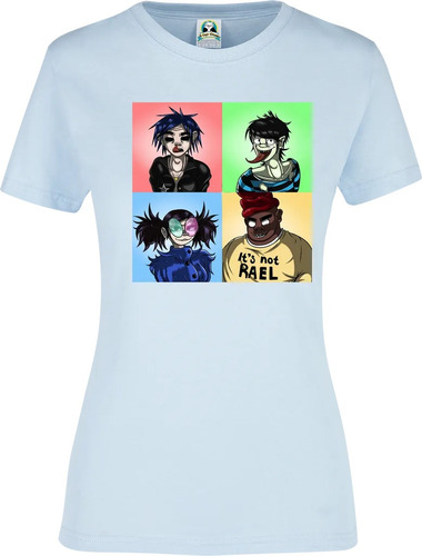 Playera Gorillaz Humanz Mod. 0024 12 Colores Ld