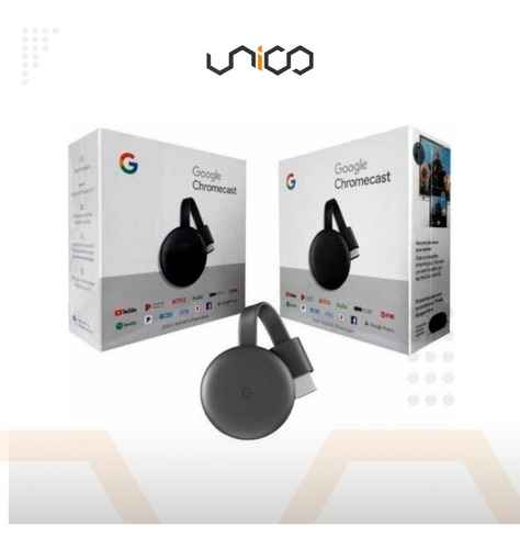 Google Chromecast 3ra Generacion Hd Convertidor De Tv (59$)
