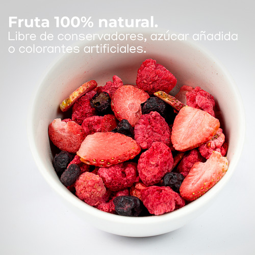Fruvethy Mix Mezcla De Berries Frutos Rojos Liofilizados 50g