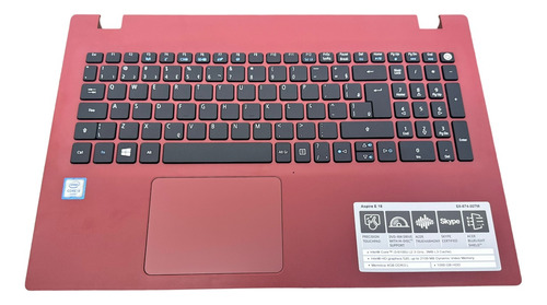 Carcaça Superior Palm Rest + Teclado Acer Aspire E5-574