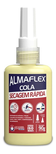 Cola Madeira Marcenaria Pva Secagem Rápida 90g 601 Almaflex