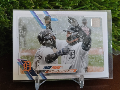 2021 Topps Miguel Cabrera & Jeimer Candelario #us155