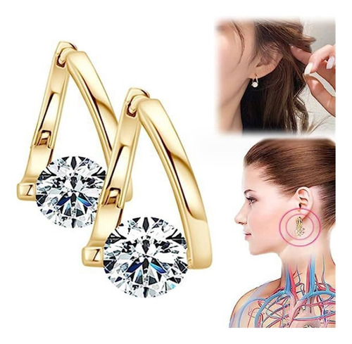 Perfecto 4 Pendientes De Germanio Halolux Lymphvity,