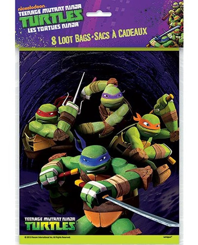 Tortugas Ninja Mutantes Adolescentes, Goodie Bags, Unitalla,