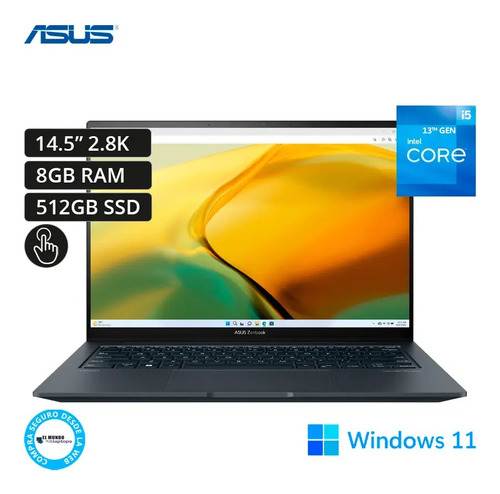 Laptop Asus Q410va-evo I5512 14,5   Core I5 8gb/ 512 Gb Ssd