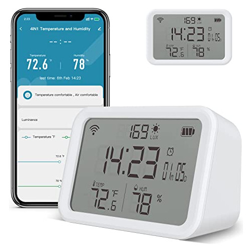 Monitor De Temperatura Y Higrómetro Wifi