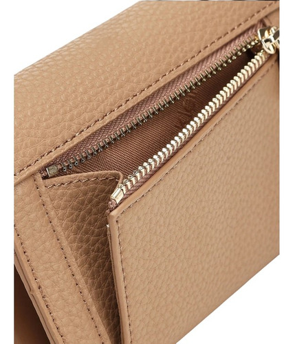 Calvin Klein Billetera Mujer Café Claro
