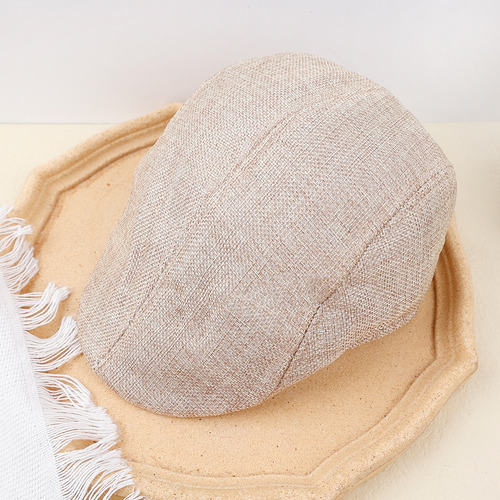 Gorro Unisex Con Forma De Boina Transpirable, De Algodón Y L