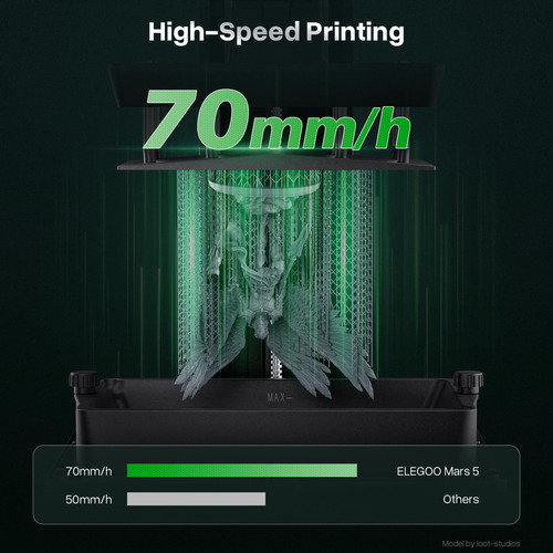 Impresora 3d Elegoo Mars 5 Msla Para Alta Precisión