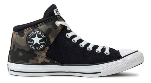 Tenis All Star Chuck Taylor Mid Preto Camo Serie Limitada