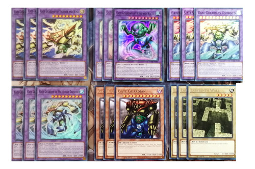 Lote Deck Baraja Gate Guardian Yu-gi-oh! Original Konami