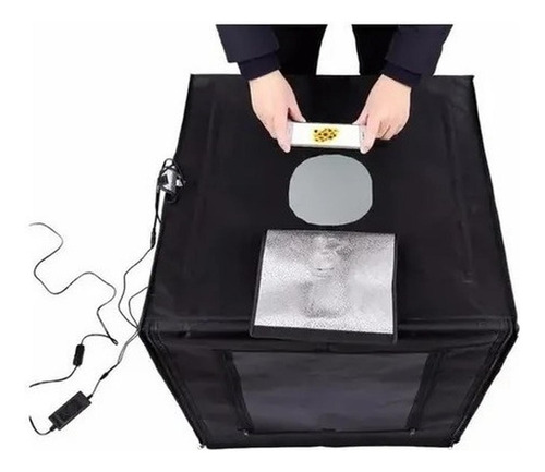 Estudio Fotográfico Profesional Portátil 60 Cm Luz Led Fotos