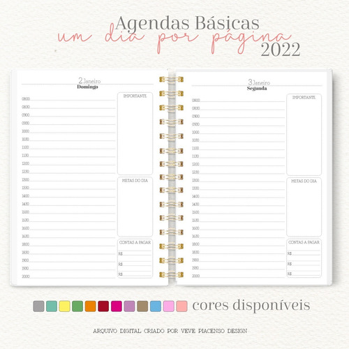Imagem 6 de 7 de Agenda Personalizada Moderna Glitter Rosa