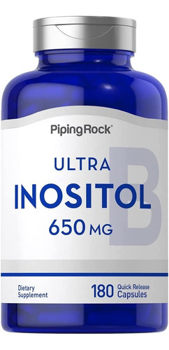 Inositol 180 Caps Piping Rock - Uni - Unidad A $838