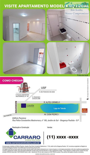 Imagem 5 de 5 de Apartamentos À Venda Em Bragança Paulista/sp - Compre O Seu Apartamentos Aqui! - 1267520