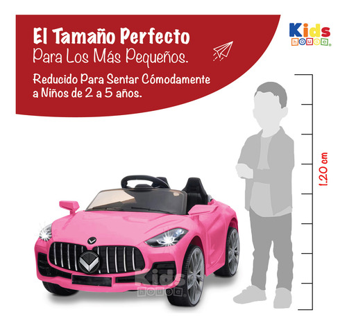 Kids House Carro Para Niños Montable Infantil Dash, con Luz, Música USB MP3, Educación Temprana, Batería Dual, Diseño Compacto y Seguro, Ideal para Aprender Jugando