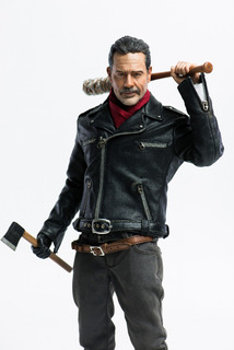 jaqueta de couro masculina negan