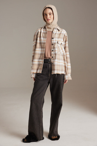 Imagen 4 de 5 de Camisa Scotch Lennon - Sand Mujer Portsaid