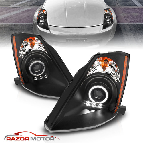 Par Faro Negro Led Nissan 350z Performance 2003 3.5l