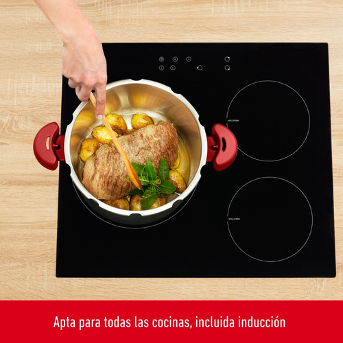 Olla A Presión Clipso Minut Perfect 7,5l Tefal Plateado