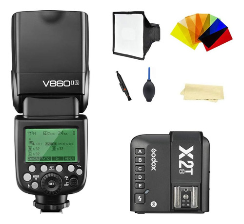 Godox V860ii-n Ttl Gn60 Speed ??sync Camera Flash Recycle Ti