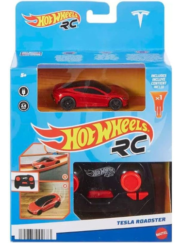 Coche Hot Wheels Track Builder C/ Control Remoto, Roadster