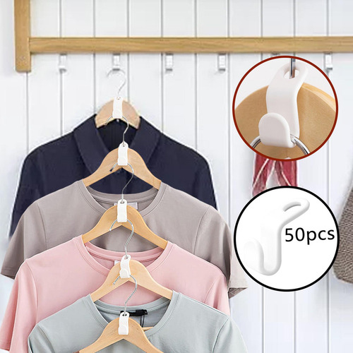 Mz Ganchos De Conexión For Perchas De Ropa Ganchos En 50 Pcs