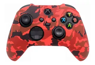 Funda Para Mando Xbox Series X/s Rojo Camuflado