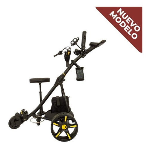 Imagen 7 de 9 de Carro Golf Electrico Caddie Bateria De Gel Con Accesorios