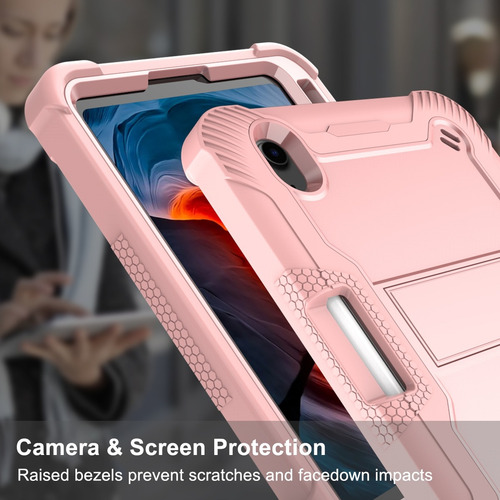 Funda Anti Golpe P/ Ipad Mini 6/7 A17 Pro 8.3'' A2567 A2993 Rose Gold