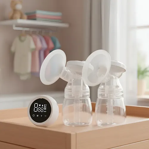 Bomba De Tirar Leite Elétrica Dupla Recarregável Silenciosa