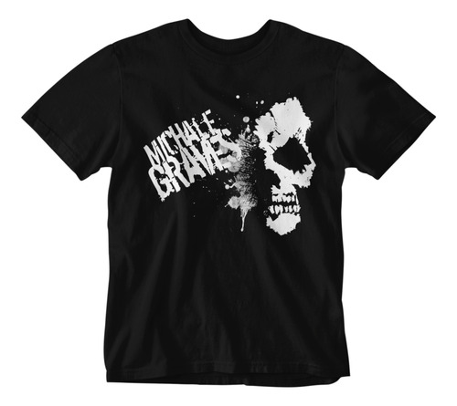 Camiseta Punk Rock Horror Punk Michale Graves Misfits C1