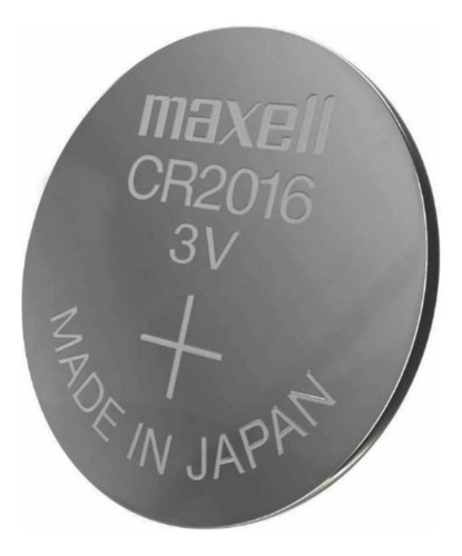 Tira 5 Pilas Maxell Cr2016 Tipo Botón Japonesa 3v