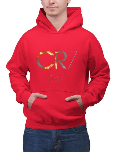 Poleron Unisex Cr7 Cristiano Ronaldo Futbol Firma Estampado Algodon