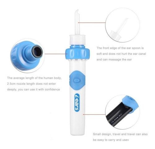 Kit De Extracción De Cera De Oído, Automático, Eléctrico