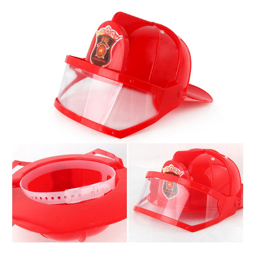 Casco De Bombero Para Niños, Sombrero De Bombero, Accesorio