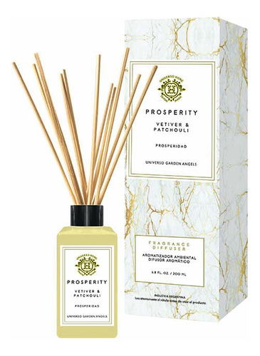 Difusor Aromático Vetyver Y Patchouli Prosperidad