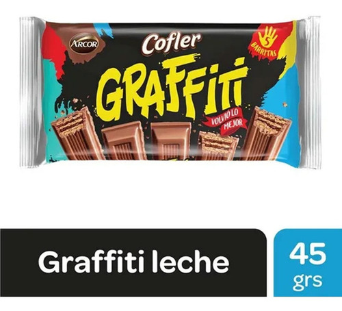 Chocolate Cofler Graffiti Oblea X 45 Gr