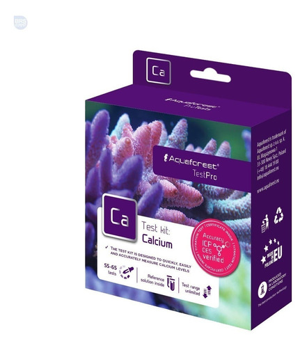 Imagem 2 de 7 de Kit Teste Aquaforest Cálcio, Alcalinidade, Magnésio Ca Mg Kh