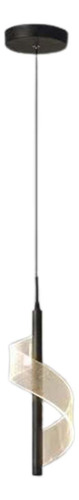 Luces Colgantes Led Candelabro Comedor 3 Colores Negro Claro