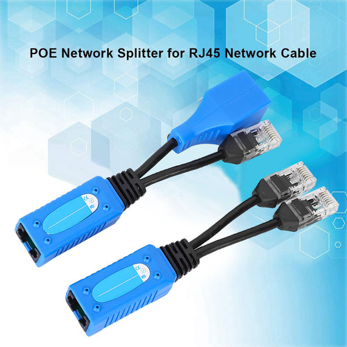 New Conectores De Cable Poe, Adaptador Combinador Divisor
