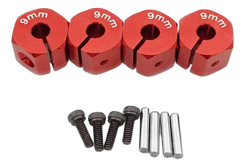 3 Repuestos De Bujes De Rueda Hexagonales Rc Para Scx10 Cc01