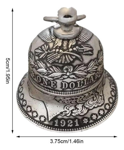 Para Ziryxq New Silver Dollar Bell Silver Coin Bells.