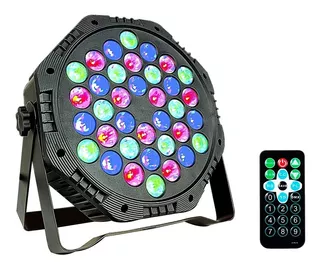 Cañon De Leds Audio Rítmico Multicolor Control Remoto 36x1