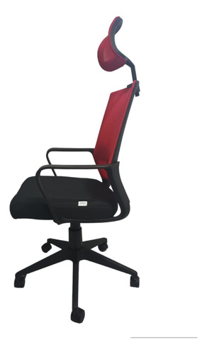 Imagen 4 de 6 de Silla De Oficina Ejecutiva Desk Color Rojo