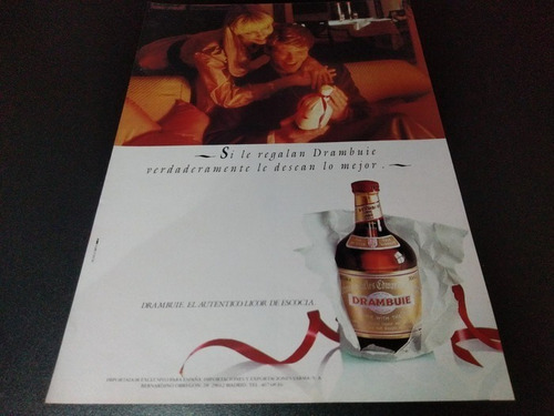 (pb797) Publicidad Clipping Licor Drambuie