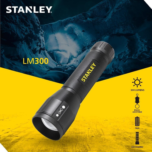 Linterna Stanley Led Aluminio 300 Lumens Camping Viajes Zoom
