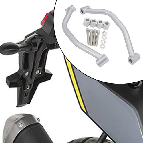 Asidero De De Acero Inoxidable Para Motos Tenere 700 T Plata