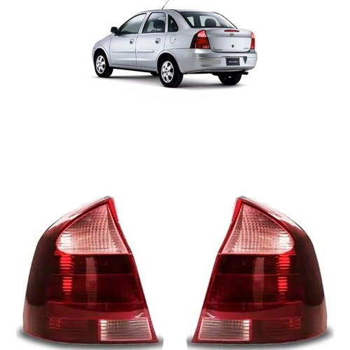 Lanterna Corsa Sedan 2003 2012 Re Rosa Par